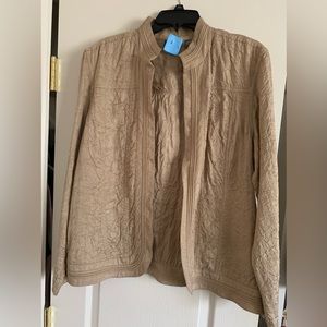 Beautiful gold jacket from Chicos